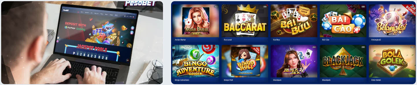 Pesobet Casino online Preview