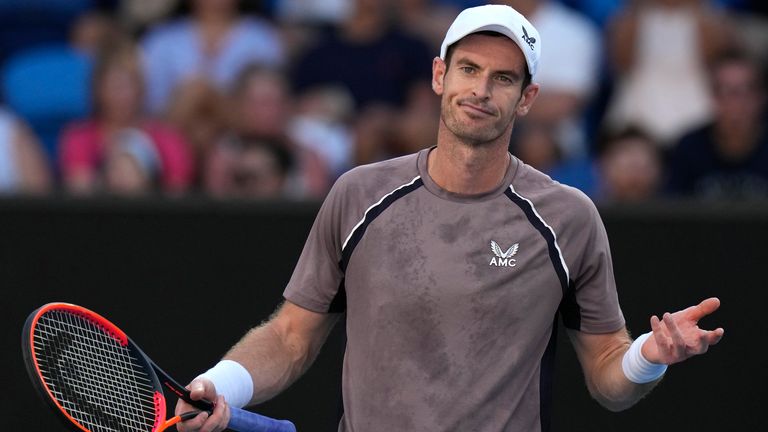 Andy Murray expressed disappointment after losing to Tomas Martin Etcheverry at the Australian Open, citing a “bizarre feeling on the court.”