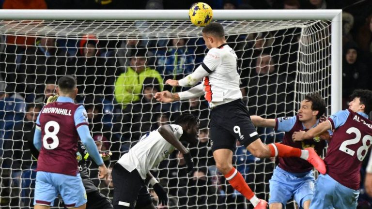 In the Premier League, Burnley and Luton ended their match in a draw