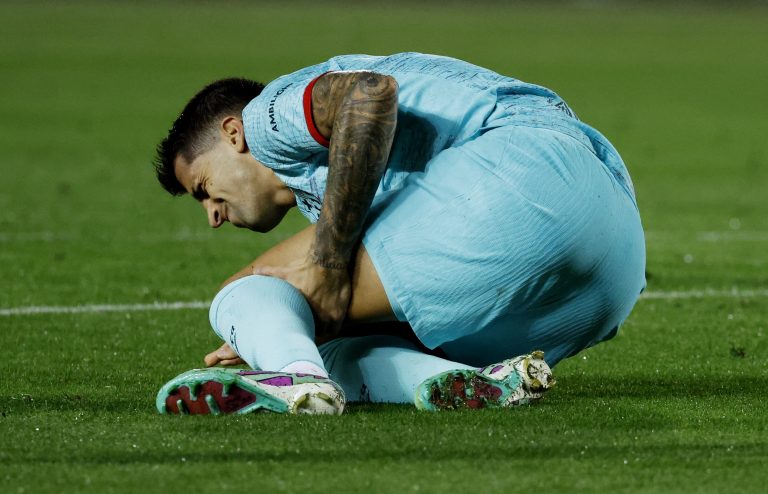 Joao Cancelo, a defender for Barcelona, was out due to a knee injury sustained against Las Palmas