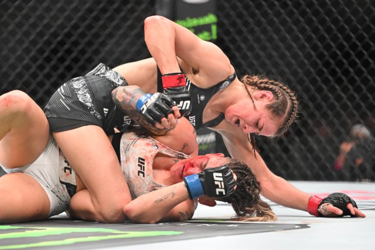 Jasmine Jasudavicius mentions the ‘torture’ endured by Priscila Cachoeira being on her mind during UFC 297