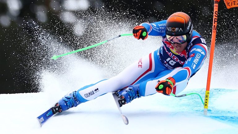 Nils Allegre surprises top contenders with his first-ever Super-G victory at the Garmisch-Partenkirchen Alpine Ski World Cup