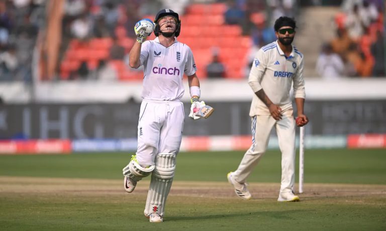 Ollie Pope leads and offers hope to England against India with a magnificent century