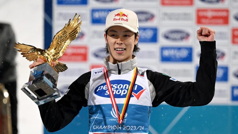 Ryoyu Kobayashi secures the overall victory in the Four Hills Tournament, becoming the sixth man to achieve this feat