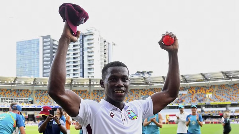 West Indies’ Joseph receives hero’s welcome upon returning home following his success at the Gabba