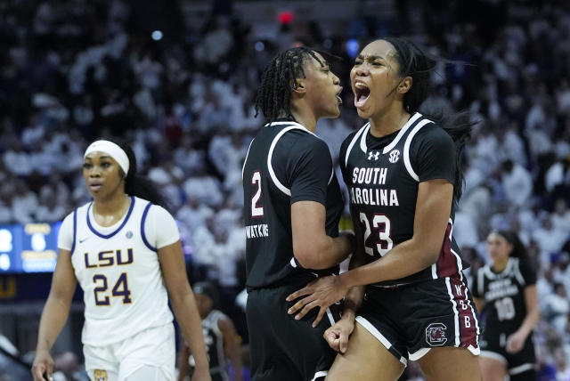 South Carolina stays perfect after heavyweight clash with LSU in potential Final Four matchup