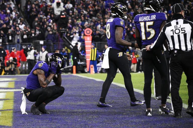 Chiefs win AFC title game, and Ravens revival is derailed when Zay Flowers fumbles a potential touchdown into the end zone