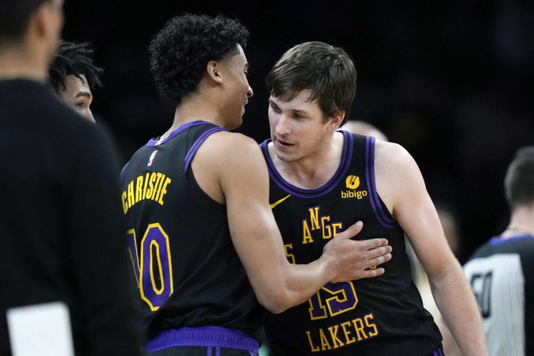 Without LeBron and AD, Austin Reaves scores a season-high as the Lakers defeat the Celtics