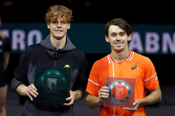 Champion of the Australian Open Sinner defeats De Minaur to win the Rotterdam title