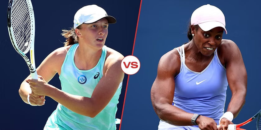 Iga Swiatek versus Sloane Stephens