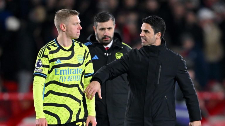 Arteta praises Arsenal players for pushing each other after White-Zinchenko clash