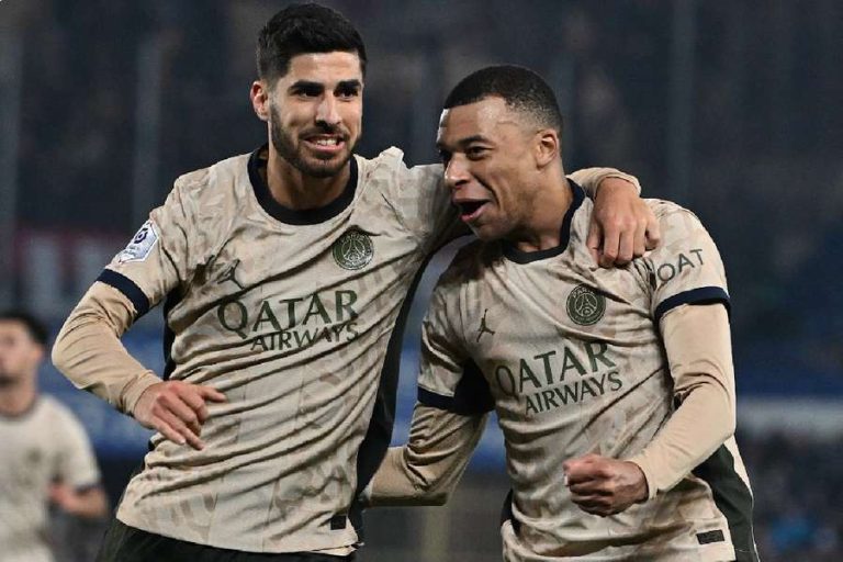 Mbappe and Asensio find the net as PSG withstands Strasbourg comeback in Ligue 1 victory