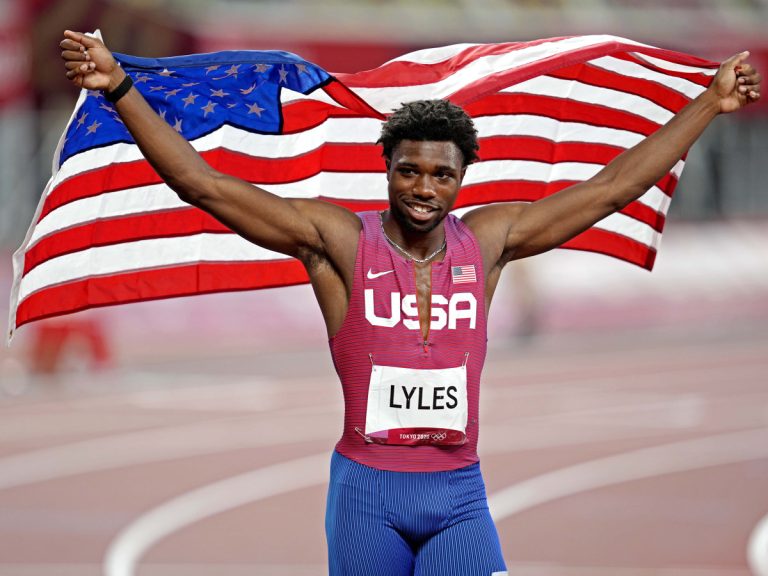 Breaking his record, Noah Lyles is aiming for every Olympic gold