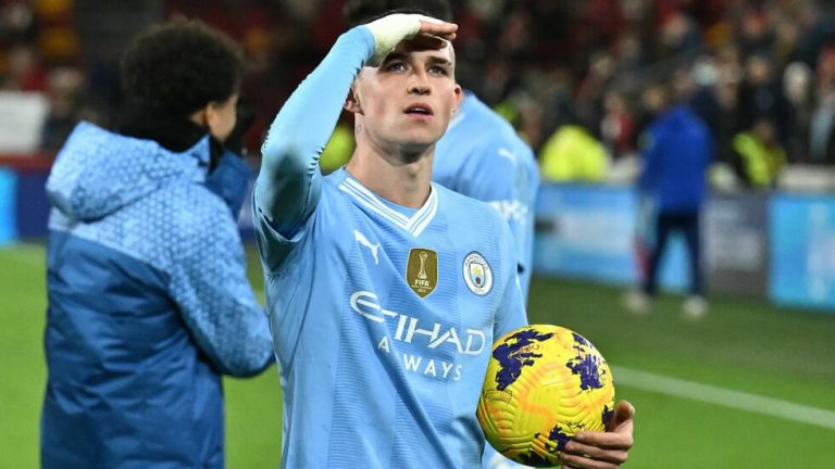 Phil Foden, the Man City hat-trick hero, is in his “best form for a long time.”