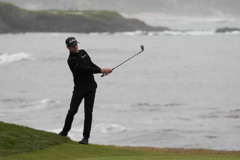 AT&T Pebble Beach Pro-Am final round postponed due to weather following Wyndham Clark’s record-breaking performance