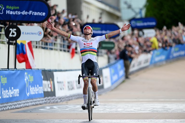 Mathieu van der Poel Dominates Paris Roubaix with Monumental Solo Attack