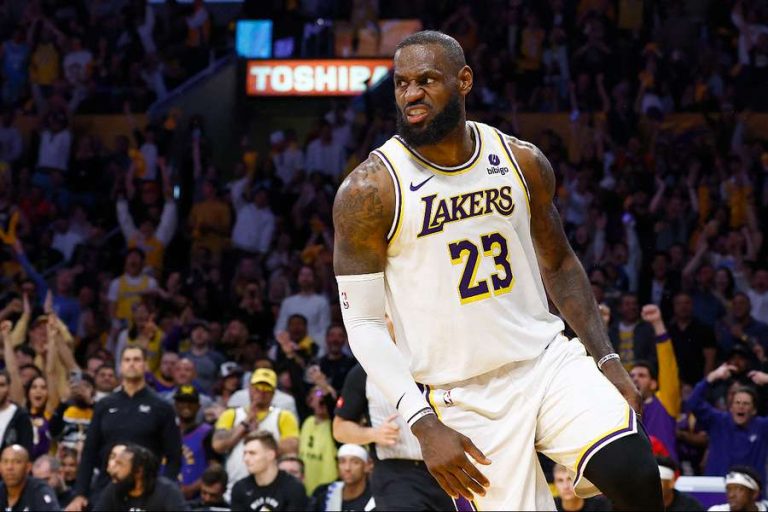 Headline: LeBron Leads Lakers to Victory Over Nuggets to Keep Playoff Hopes Alive