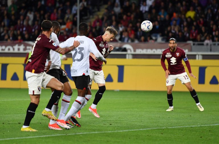 Torino continues charge for European football with victory over AC Milan