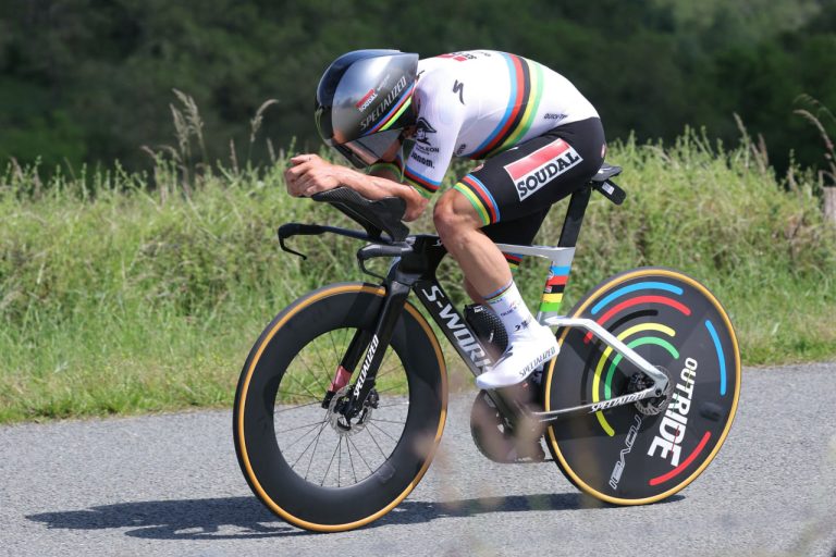 Remco Evenepoel Wins Time Trial to Lead Criterium du Dauphine